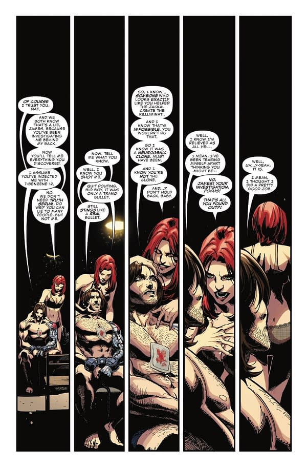 Interior preview page from NEW AVENGERS #8 STEPHEN SEGOVIA COVER