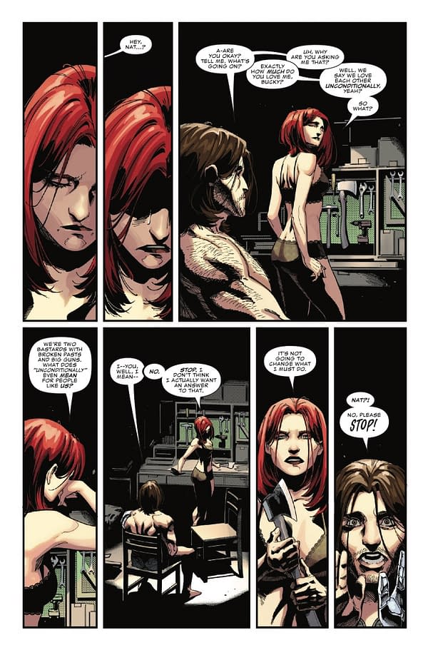 Interior preview page from NEW AVENGERS #8 STEPHEN SEGOVIA COVER