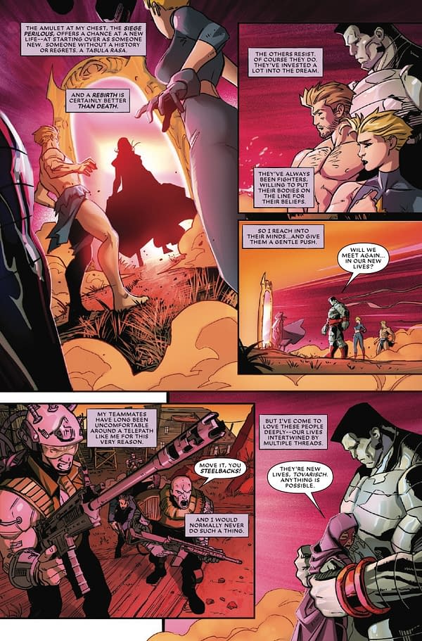 Interior preview page from PSYLOCKE: NINJA #1 DERRICK CHEW COVER