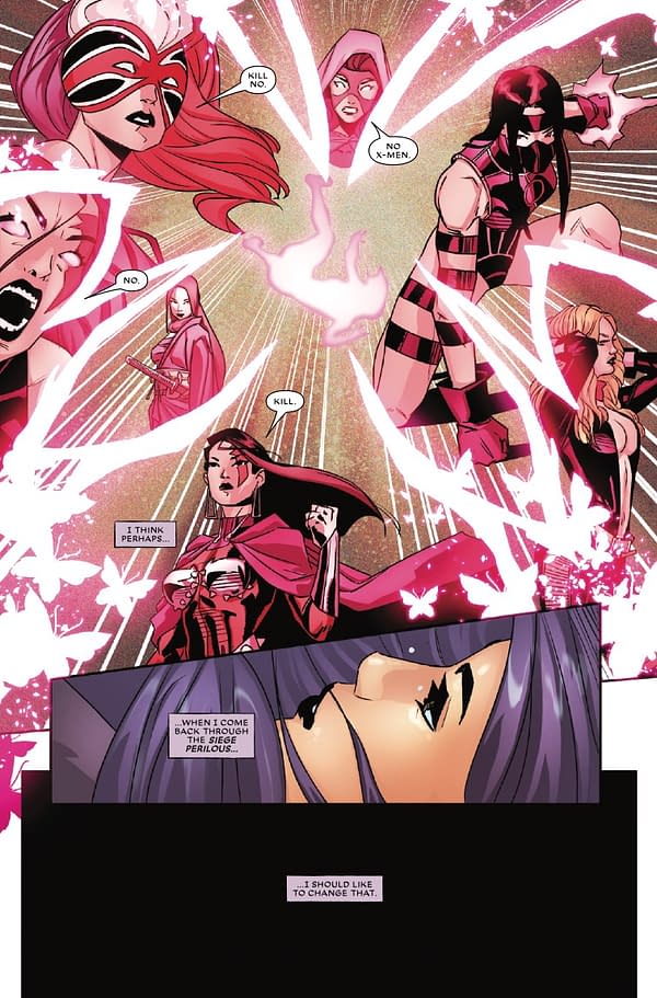 Interior preview page from PSYLOCKE: NINJA #1 DERRICK CHEW COVER