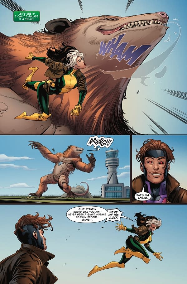 Interior preview page from ROGUE #1 DAVID NAKAYAMA COVER