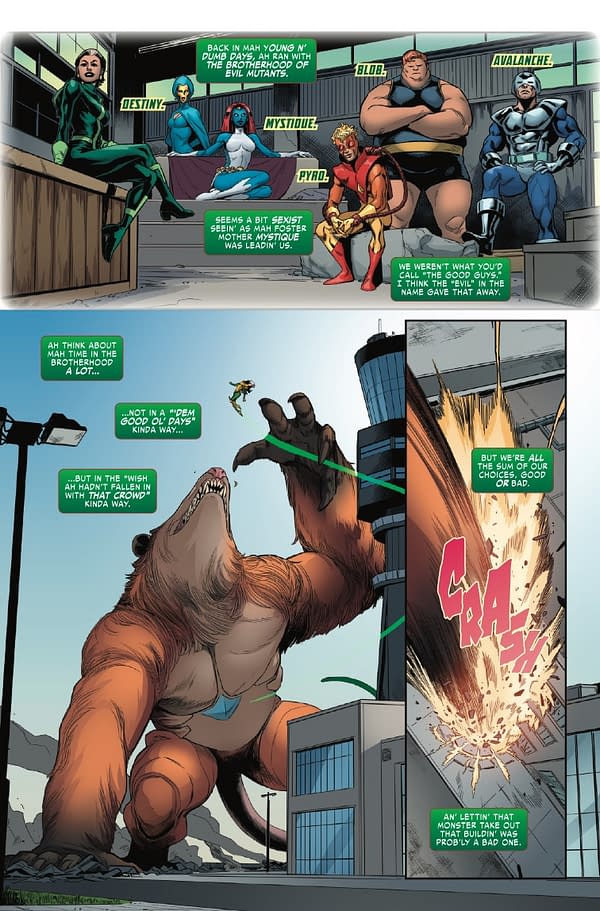 Interior preview page from ROGUE #1 DAVID NAKAYAMA COVER