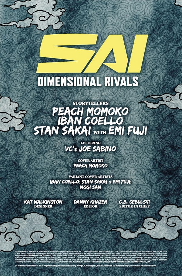 Interior preview page from SAI: DIMENSIONAL RIVALS #1 PEACH MOMOKO COVER