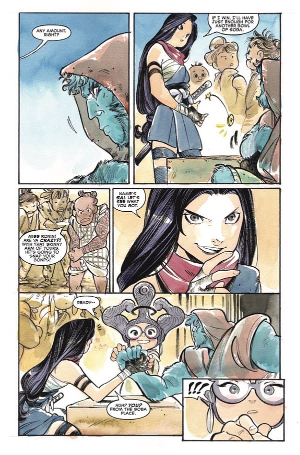 Interior preview page from SAI: DIMENSIONAL RIVALS #1 PEACH MOMOKO COVER