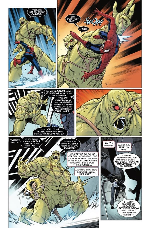 Interior preview page from SPIDER-MAN 94 #5 NICK BRADSHAW COVER