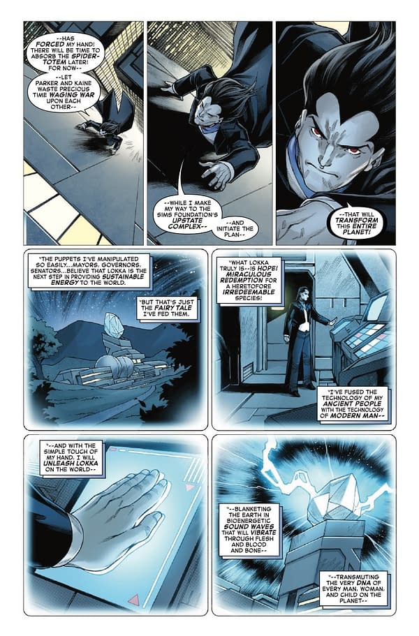 Interior preview page from SPIDER-MAN 94 #5 NICK BRADSHAW COVER