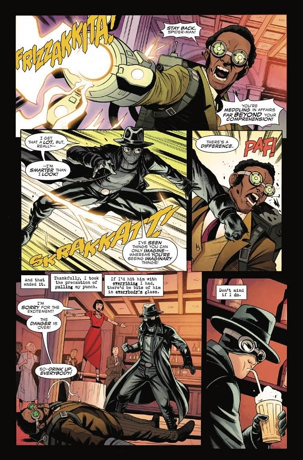 Preview image from 75960621322100411 SPIDER-MAN NOIR #4 SIMONE DI MEO COVER, by Erik Larsen & Andrea Broccardo & Simone Di Meo, in stores Tuesday, January 7, 2026 from Marvel