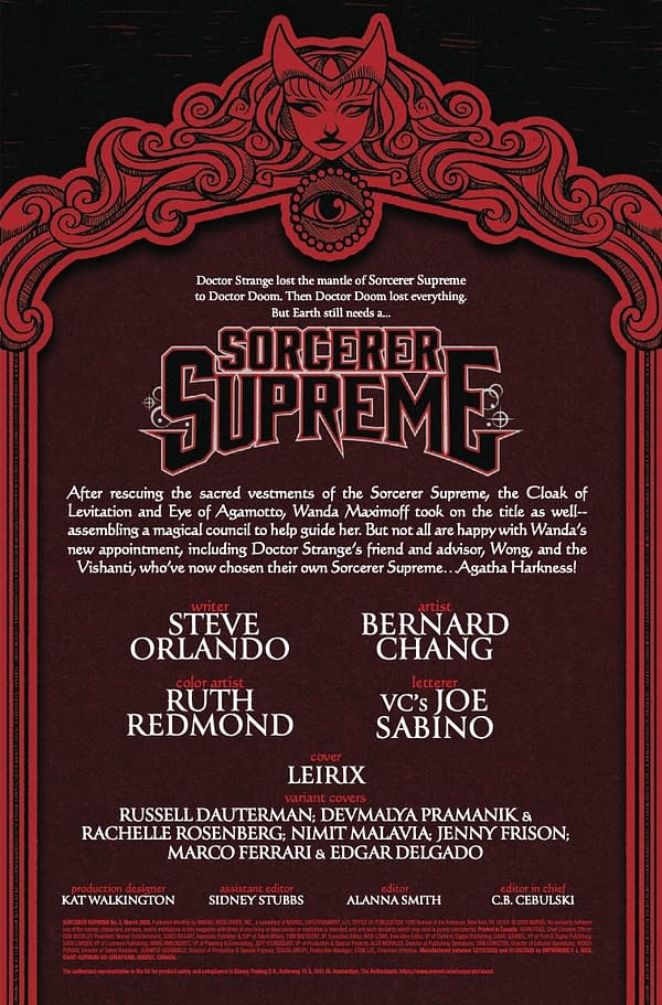 Interior preview page from SORCERER SUPREME #2 LESLEY "LEIRIX" LI COVER