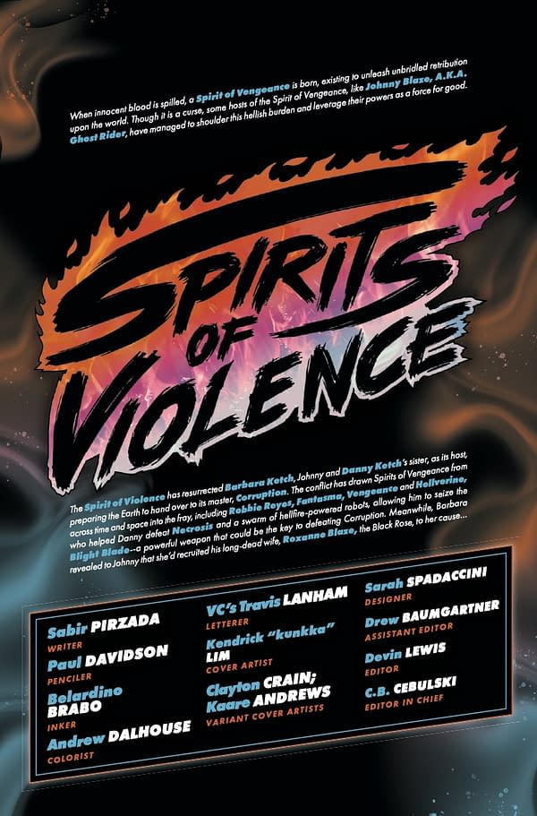 Interior preview page from SPIRITS OF VIOLENCE #4 KENDRICK "KUNKKA" LIM COVER