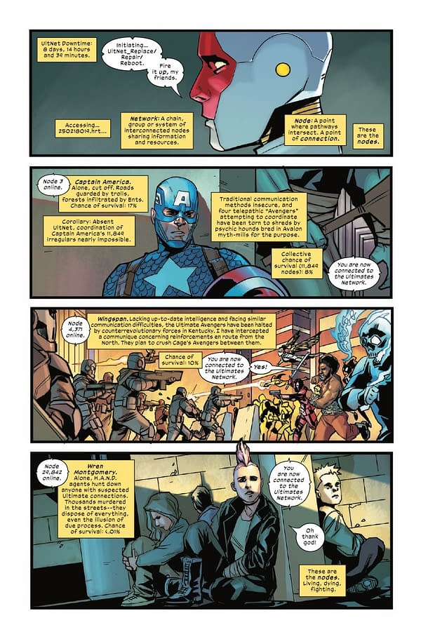 Interior preview page from ULTIMATES #20 DIKE RUAN COVER