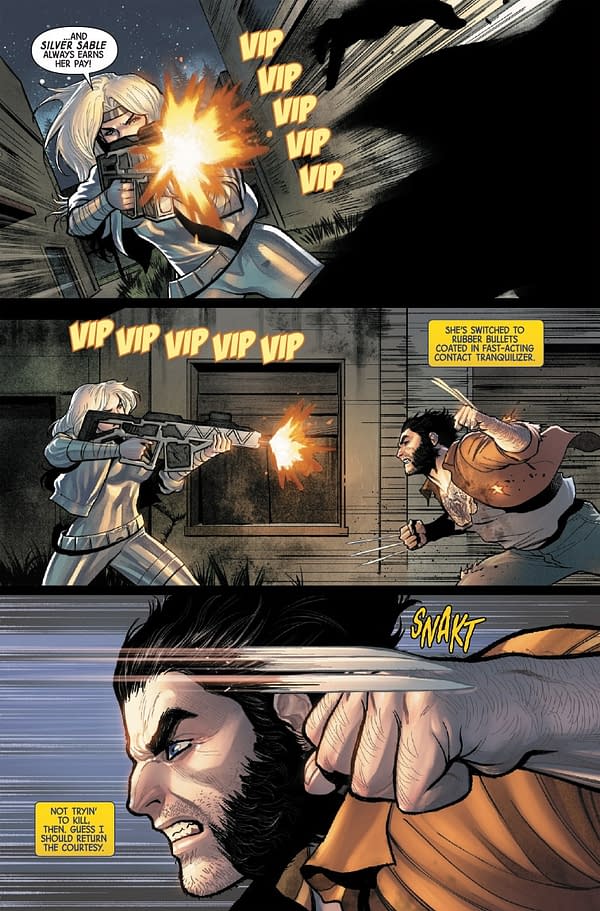 Interior preview page from WOLVERINE #14 DAN PANOSIAN COVER