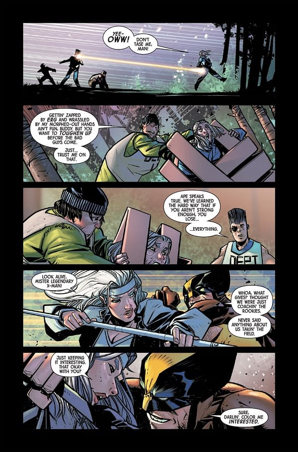 Interior preview page from WOLVERINE #15 DAN PANOSIAN COVER