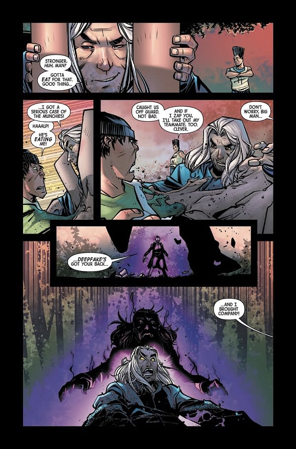 Interior preview page from WOLVERINE #15 DAN PANOSIAN COVER