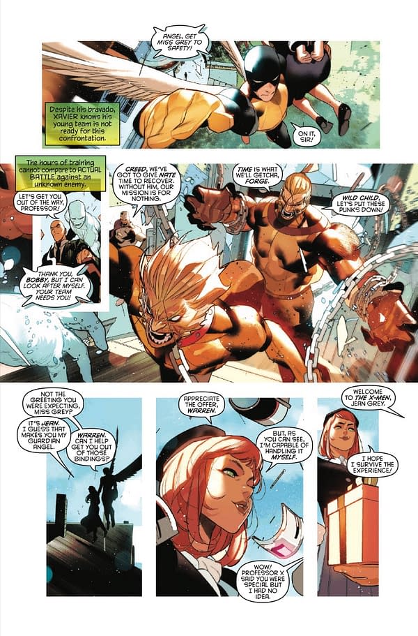 Interior preview page from X-MEN OF APOCALYPSE #2 SIMONE DI MEO COVER