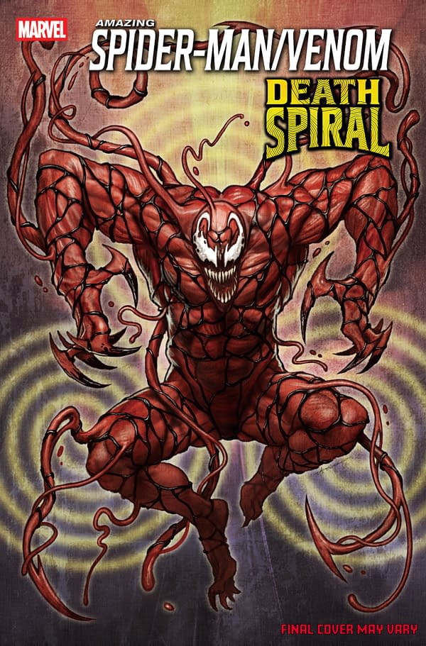 Cover image for AMAZING SPIDER-MAN/VENOM: DEATH SPIRAL #1 STONEHOUSE CARNAGE VARIANT [DS]
