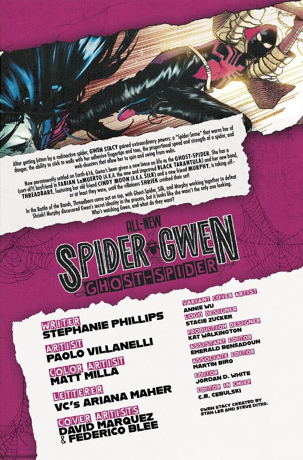 Interior preview page from ALL-NEW SPIDER-GWEN: GHOST SPIDER #7 DAVID MARQUEZ COVER