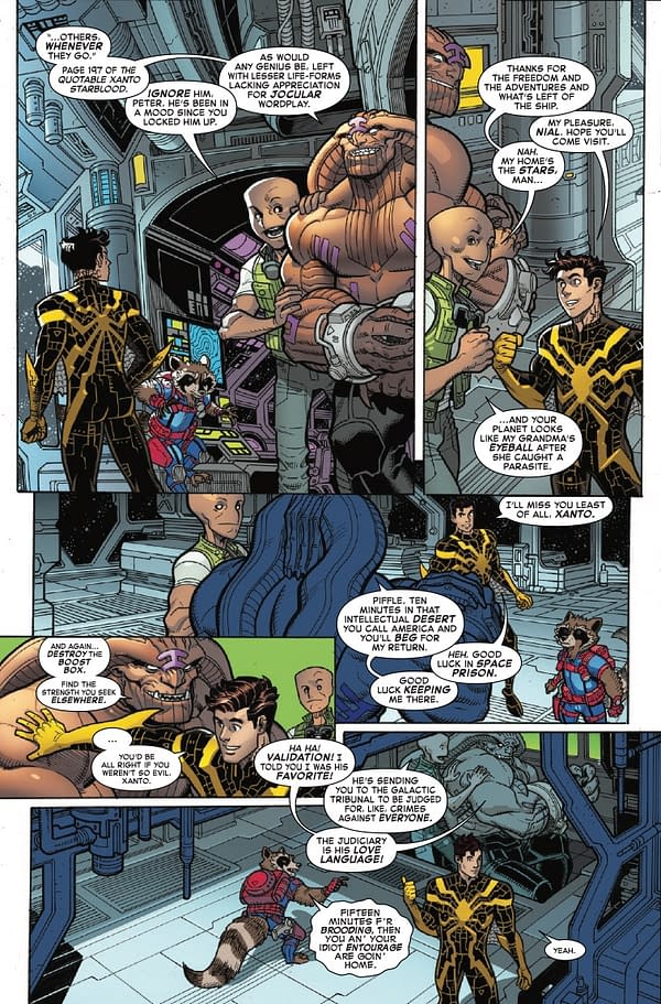 Interior preview page from AMAZING SPIDER-MAN #22 MARK BAGLEY COVER