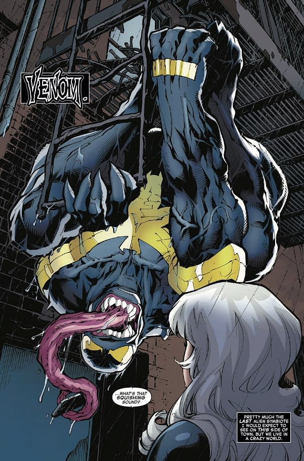 Interior preview page from BLACK CAT #7 ADAM HUGHES COVER