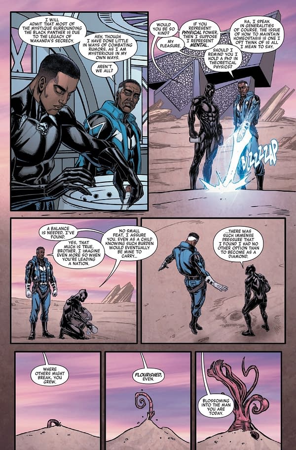 Interior preview page from BLACK PANTHER 60TH ANNIVERSARY SPECIAL #1 MATEUS MANHANINI COVER