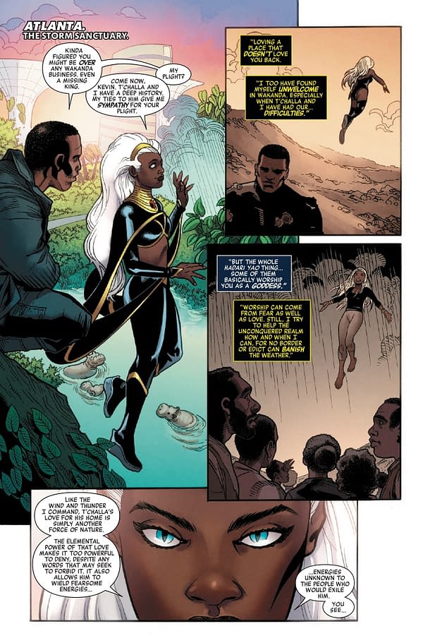 Interior preview page from BLACK PANTHER 60TH ANNIVERSARY SPECIAL #1 MATEUS MANHANINI COVER