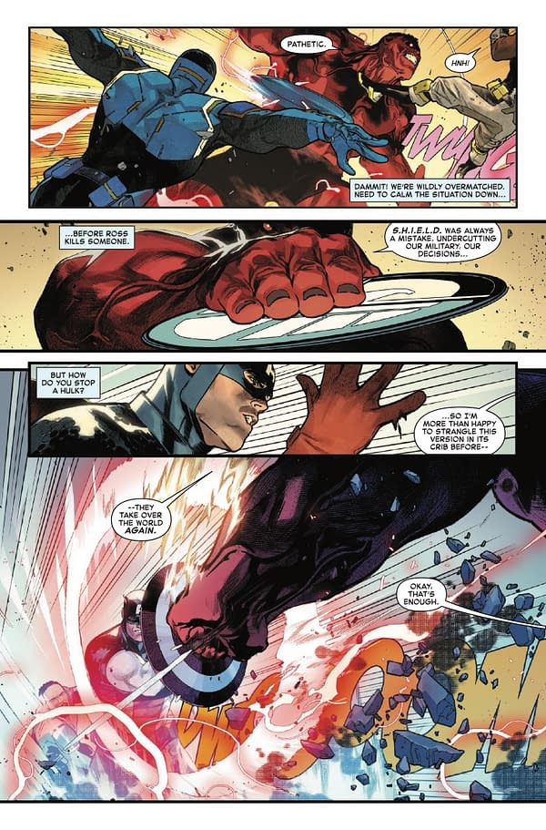 Interior preview page from CAPTAIN AMERICA #7 VALERIO SCHITI COVER