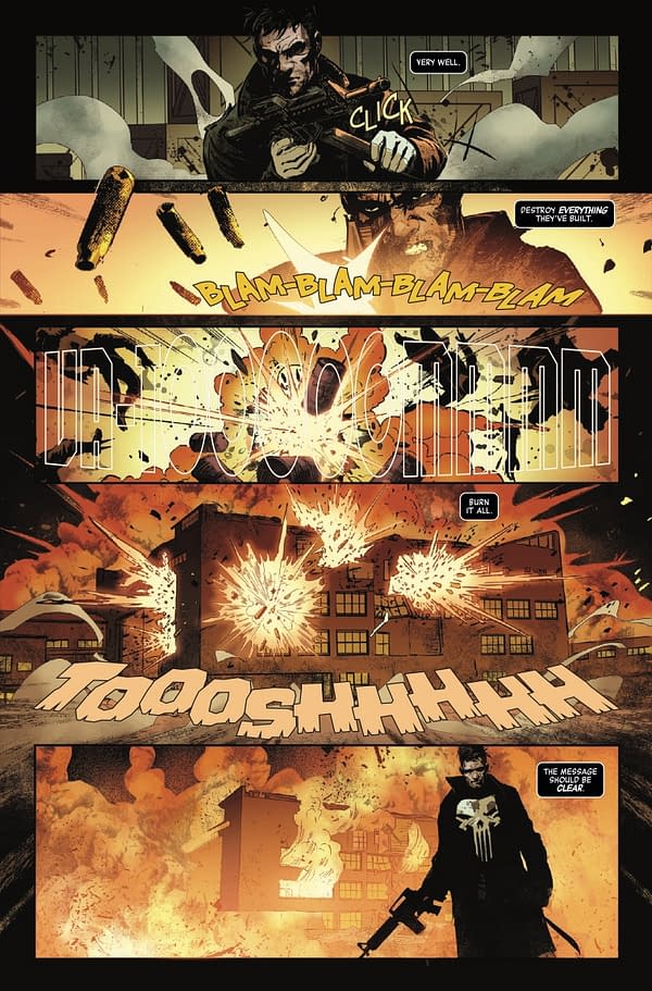 Interior preview page from DAREDEVIL/PUNISHER: THE DEVIL'S TRIGGER #4 SKAN COVER