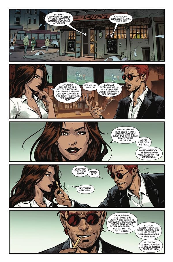 Interior preview page from DAREDEVIL/PUNISHER: THE DEVIL'S TRIGGER #4 SKAN COVER