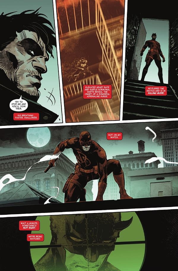 Interior preview page from DAREDEVIL/PUNISHER: THE DEVIL'S TRIGGER #5 SKAN COVER