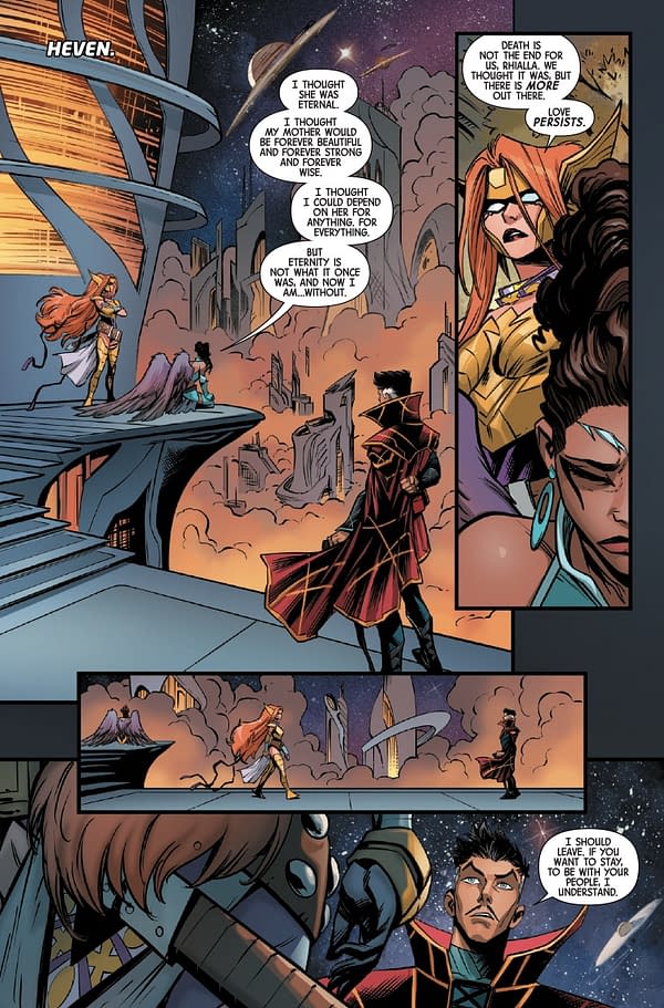 Interior preview page from DOCTOR STRANGE #3 ALEX HORLEY COVER