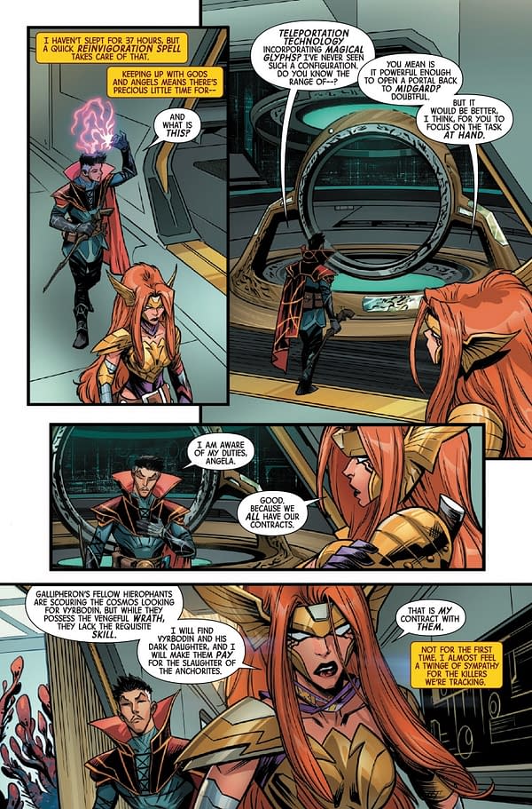 Interior preview page from DOCTOR STRANGE #3 ALEX HORLEY COVER