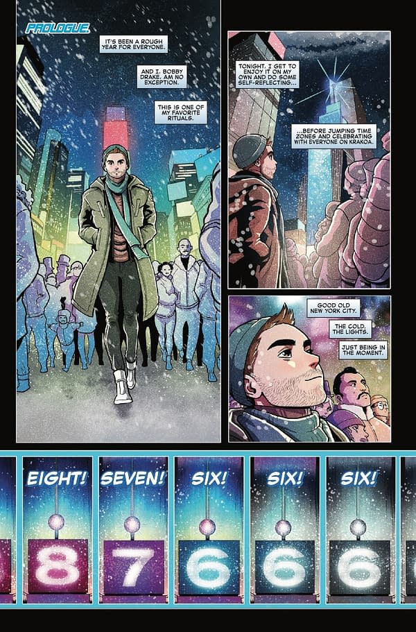 Interior preview page from ICEMAN: OMEGA #1 LUCIANO VECCHIO COVER