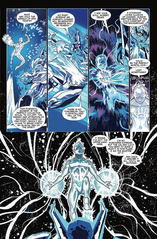 Interior preview page from ICEMAN: OMEGA #1 LUCIANO VECCHIO COVER