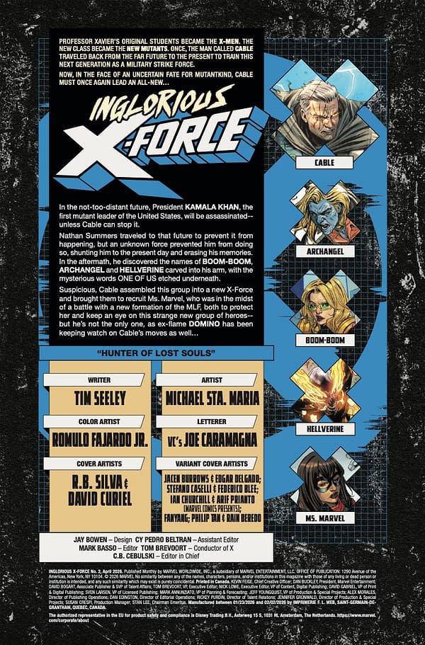 Interior preview page from INGLORIOUS X-FORCE #2 R.B. SILVA COVER