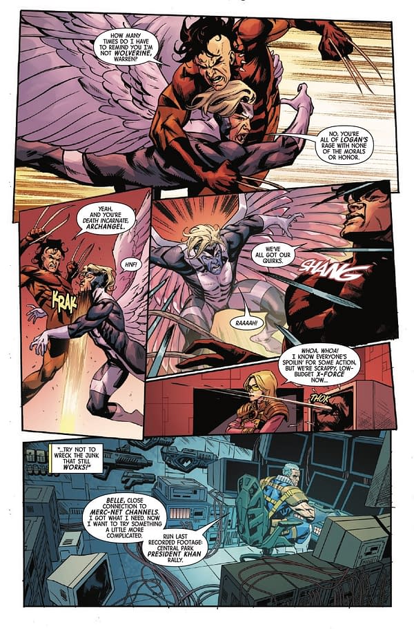 Interior preview page from INGLORIOUS X-FORCE #2 R.B. SILVA COVER