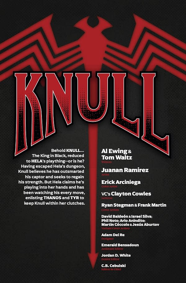 Interior preview page from KNULL #2 RYAN STEGMAN COVER