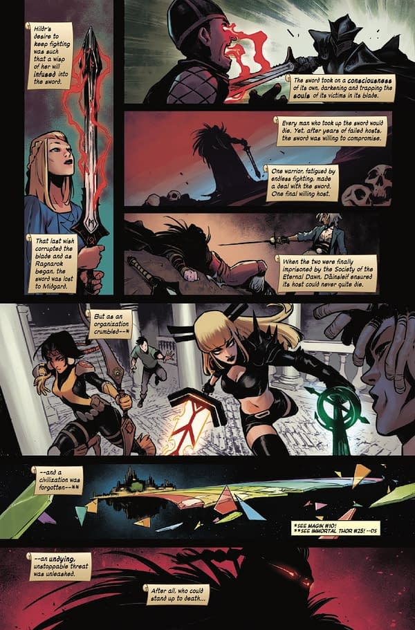 Interior preview page from MOONSTAR #1 GERMAN PERALTA COVER