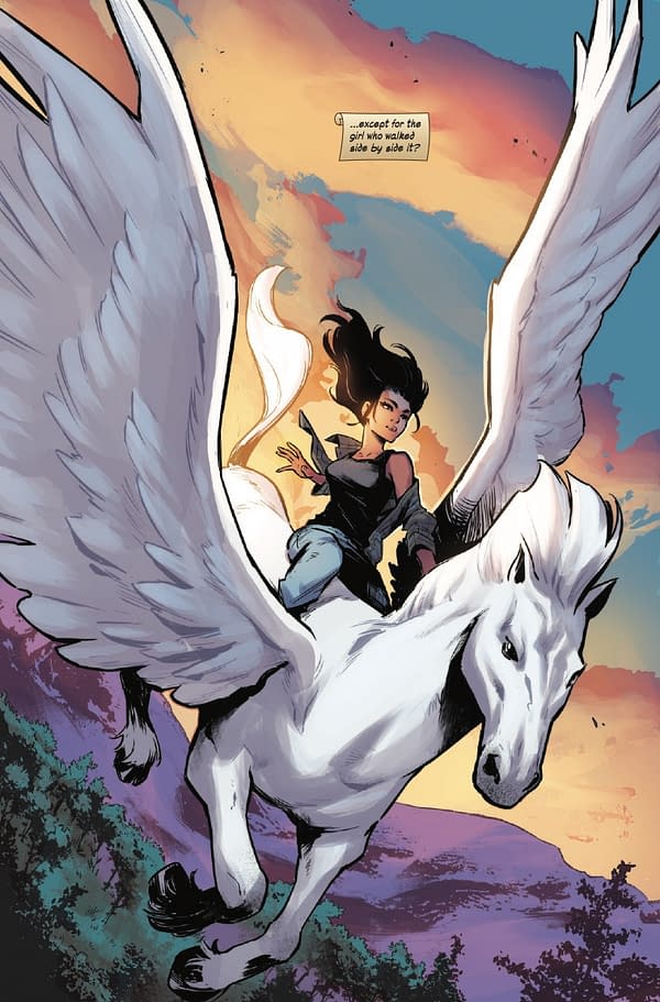 Interior preview page from MOONSTAR #1 GERMAN PERALTA COVER