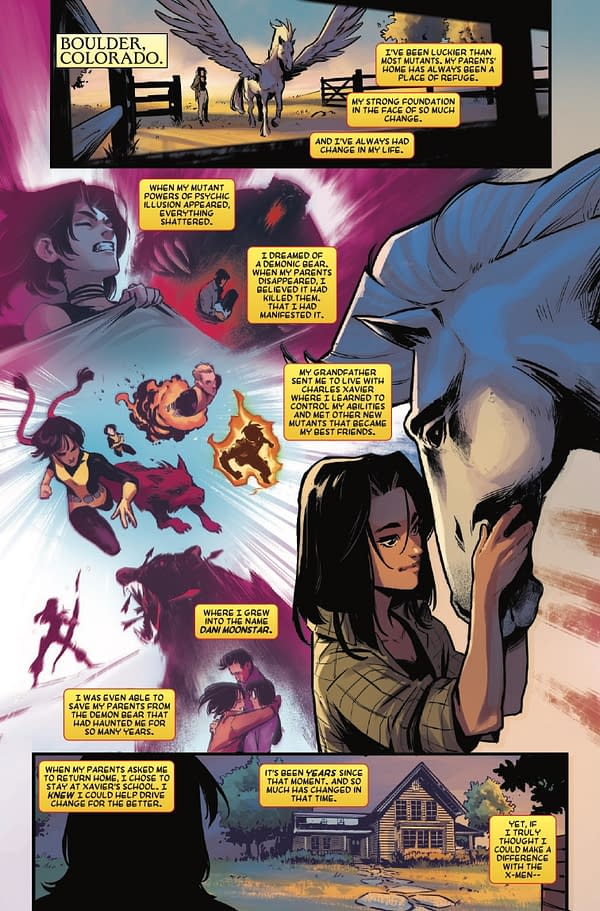 Interior preview page from MOONSTAR #1 GERMAN PERALTA COVER