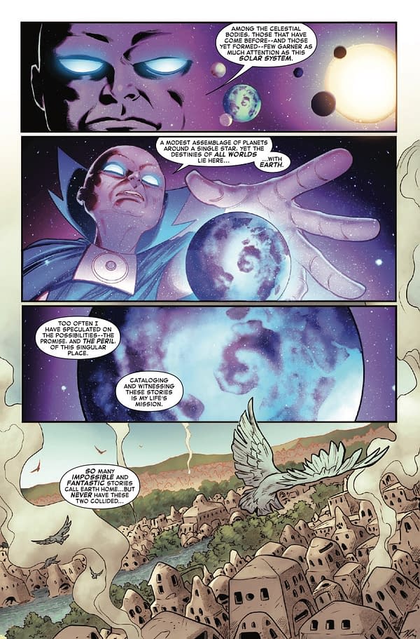 Interior preview page from PLANET OF THE APES VS. FANTASTIC FOUR #1 CORY SMITH COVER