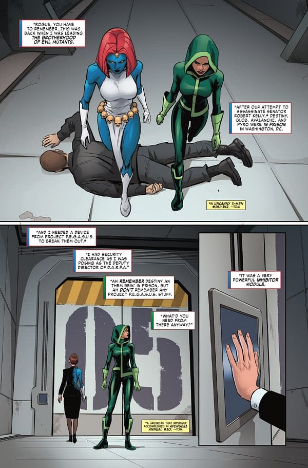 Interior preview page from ROGUE #2 DAVID NAKAYAMA COVER