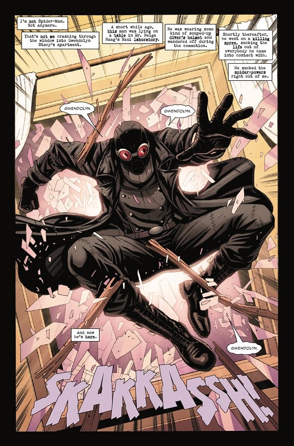 Interior preview page from SPIDER-MAN NOIR #5 SIMONE DI MEO COVER