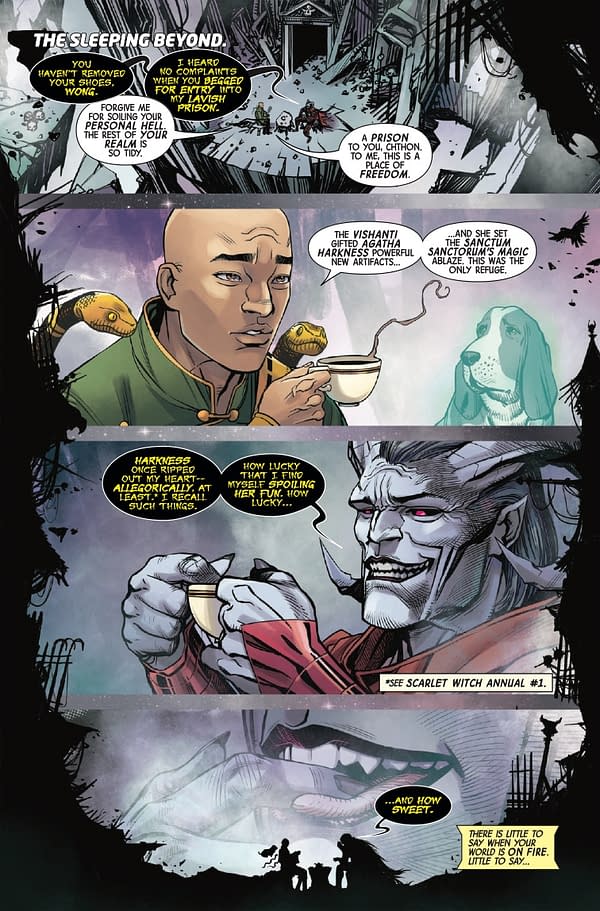 Interior preview page from SORCERER SUPREME #3 LESLEY "LEIRIX" LI COVER