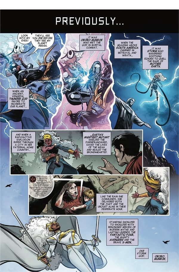 Interior preview page from STORM: EARTH'S MIGHTIEST MUTANT #1 R.B. SILVA COVER