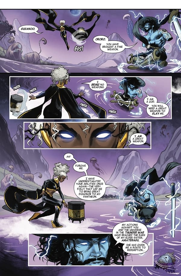 Interior preview page from STORM: EARTH'S MIGHTIEST MUTANT #1 R.B. SILVA COVER