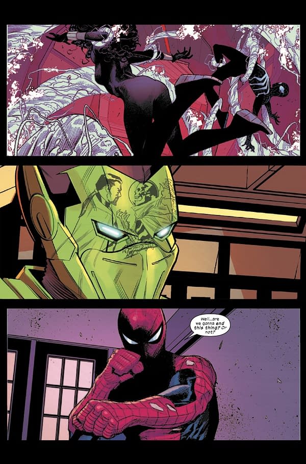 Interior preview page from ULTIMATE SPIDER-MAN #24 MARCO CHECCHETTO COVER