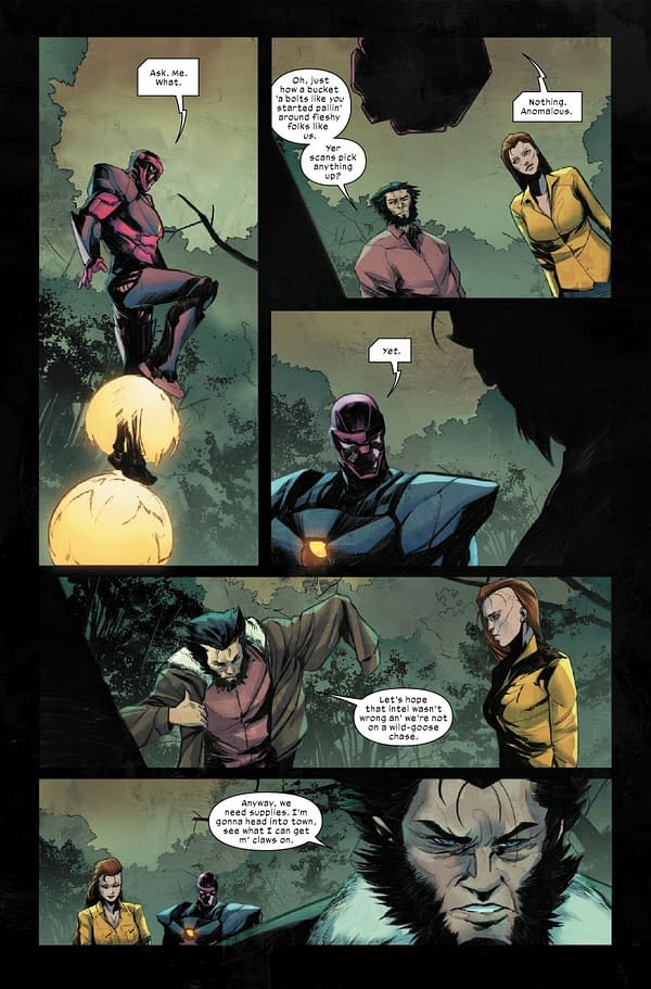 Interior preview page from ULTIMATE WOLVERINE #14 ALESSANDRO CAPPUCCIO COVER