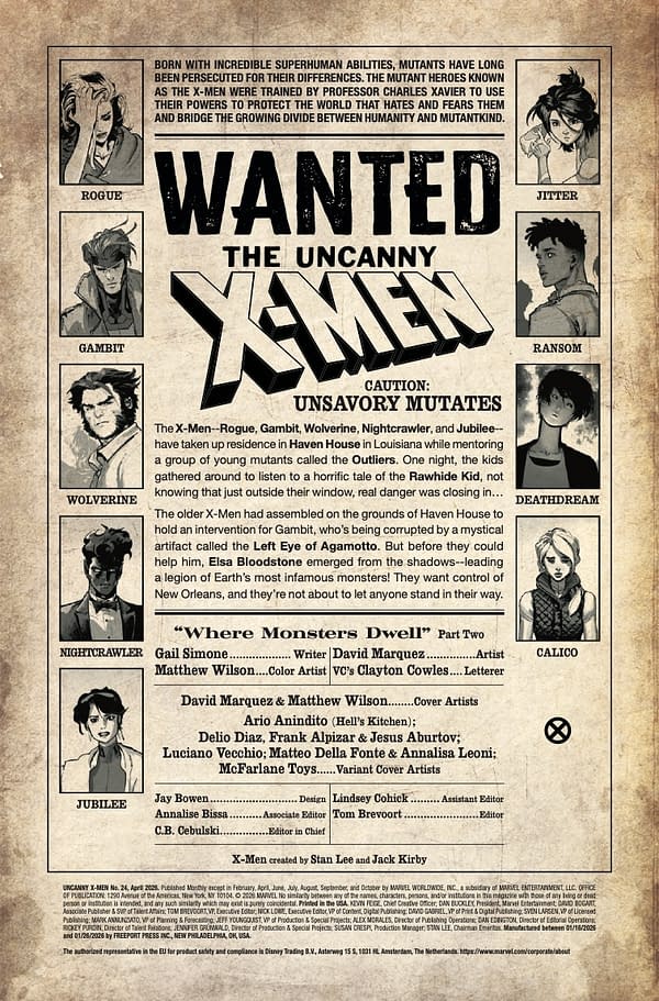 Interior preview page from UNCANNY X-MEN #24 DAVID MARQUEZ COVER