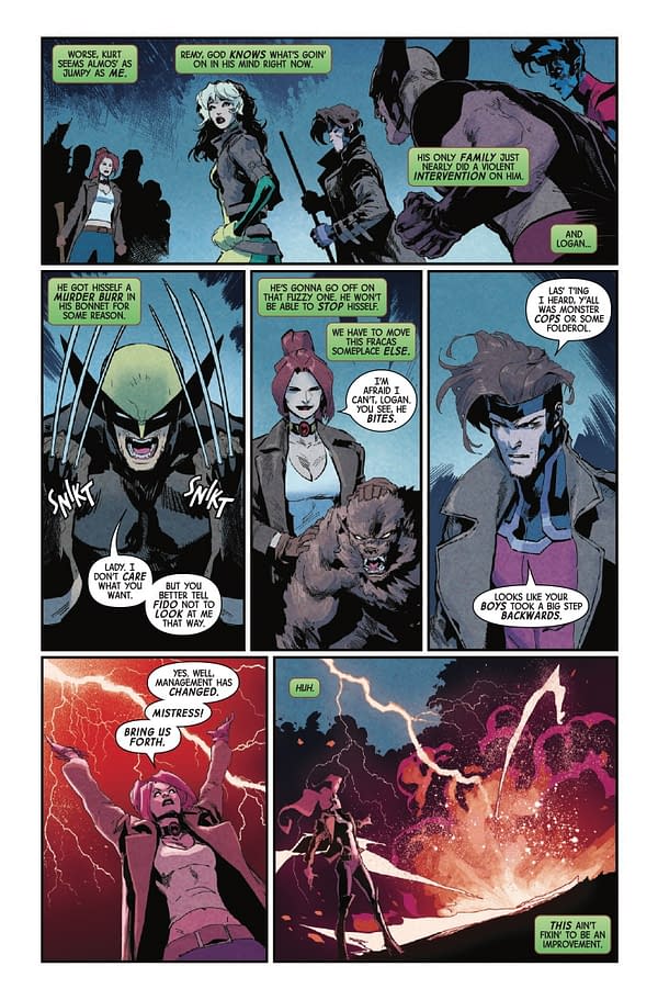 Interior preview page from UNCANNY X-MEN #24 DAVID MARQUEZ COVER