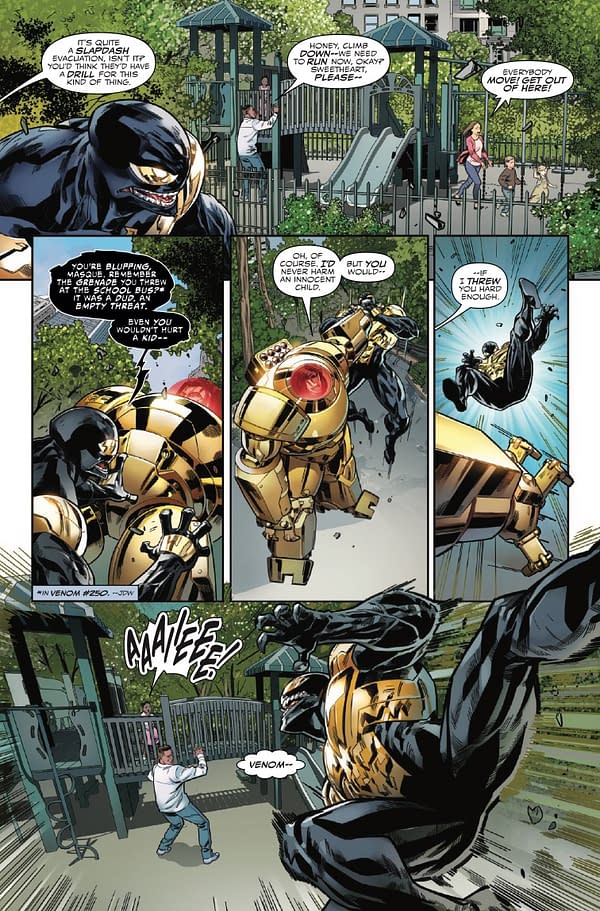 Interior preview page from VENOM #254 CARLOS GOMEZ COVER