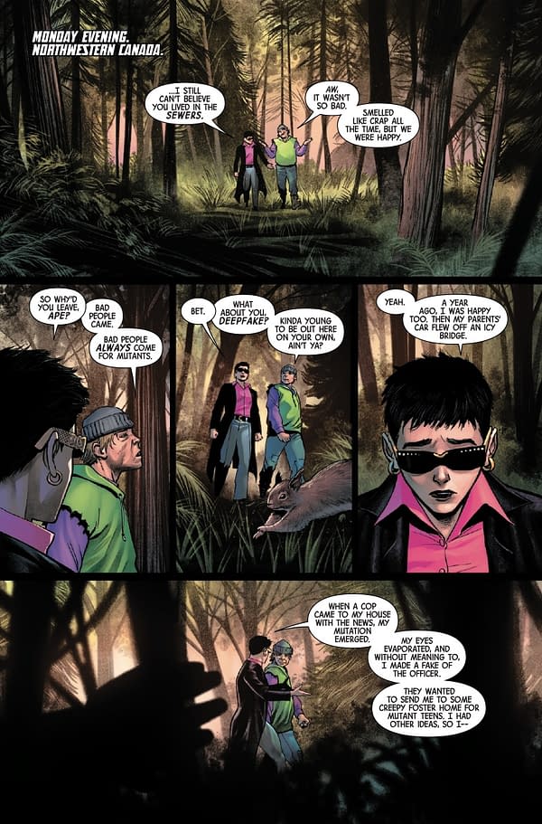 Interior preview page from WOLVERINE #17 DAN PANOSIAN COVER